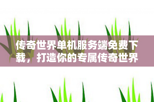 传奇世界单机服务端免费下载，打造你的专属传奇世界，免费打造专属传奇世界，传奇世界单机服务端下载