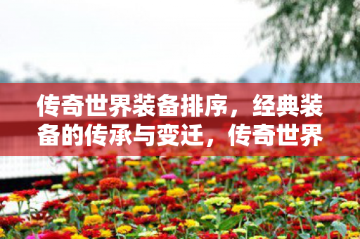 经典装备的传承与变迁图片