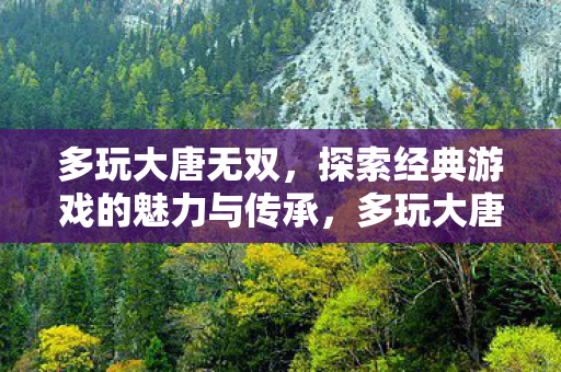 多玩大唐无双,探索经典游戏的魅力与传承,多玩大唐无双,探索经典游戏的魅力与传承 多玩大唐无双,探索经典游戏的魅力与传承,多玩大唐无双,探索经典游戏的魅力与传承