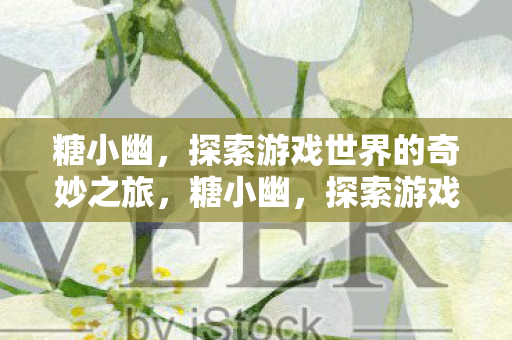 糖小幽，探索游戏世界的奇妙之旅，糖小幽，探索游戏世界的奇妙之旅