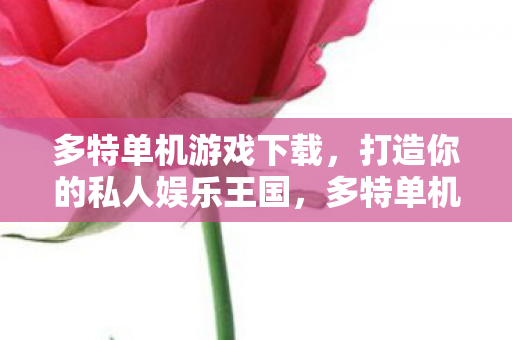 多特单机游戏下载，打造你的私人娱乐王国，多特单机游戏下载，打造你的私人娱乐王国