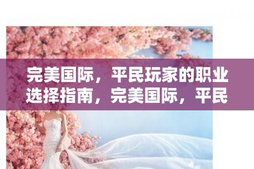 完美国际，平民玩家的职业选择指南，完美国际，平民玩家职业选择全解析