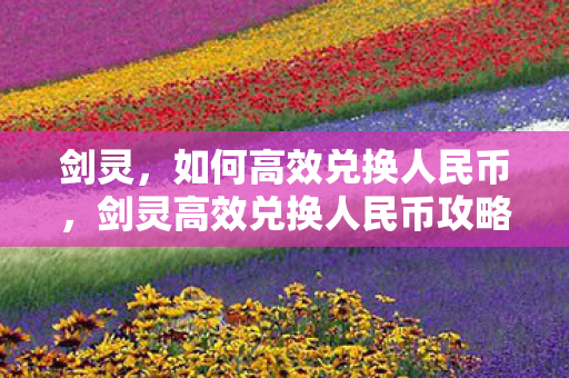剑灵高效兑换人民币攻略图片