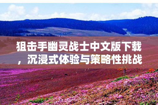 狙击手幽灵战士中文版下载，沉浸式体验与策略性挑战，狙击手幽灵战士中文版下载，沉浸式体验与策略性挑战