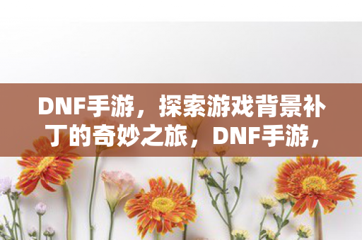 探索游戏背景补丁的奇妙之旅图片
