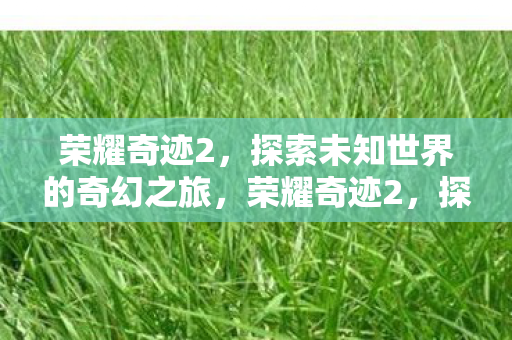 荣耀奇迹2,探索未知世界的奇幻之旅,荣耀奇迹2,探索未知世界的奇幻冒险之旅 荣耀奇迹2,探索未知世界的奇幻之旅,荣耀奇迹2,探索未知世界的奇幻冒险之旅