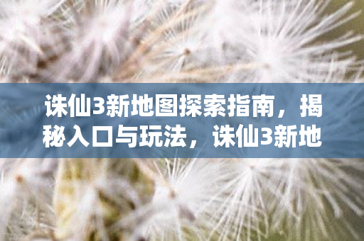 诛仙3新地图探索全攻略图片