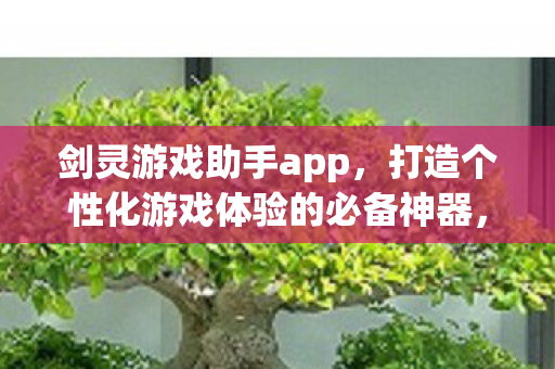 打造个性化游戏体验的必备神器图片