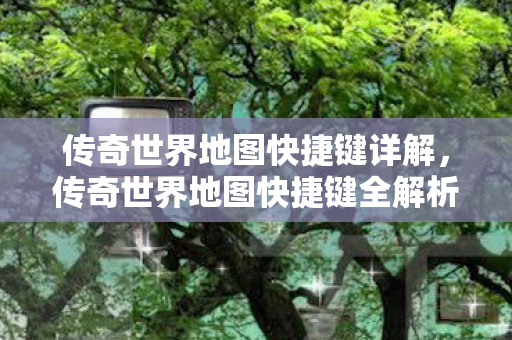 传奇世界地图快捷键全解析图片