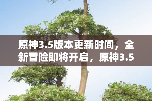 原神3.5版本更新时间,全新冒险即将开启,原神3.5版本更新,全新冒险即将开启 原神3.5版本更新时间,全新冒险即将开启,原神3.5版本更新,全新冒险即将开启