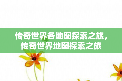 传奇世界各地图探索之旅图片
