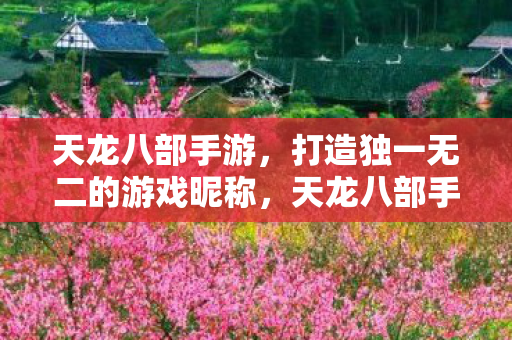 天龙八部手游,打造独一无二的游戏昵称,天龙八部手游打造专属游戏昵称,展现个性风采! 天龙八部手游,打造独一无二的游戏昵称,天龙八部手游打造专属游戏昵称,展现个性风采!