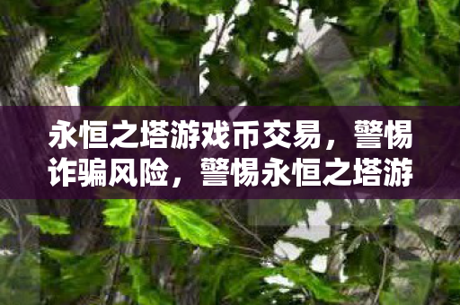 警惕永恒之塔游戏币交易中的诈骗风险图片