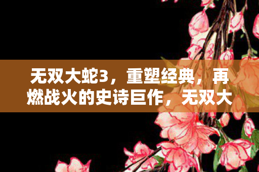 无双大蛇3,重塑经典,再燃战火的史诗巨作,无双大蛇3重塑经典,战火再燃的史诗巨作 无双大蛇3,重塑经典,再燃战火的史诗巨作,无双大蛇3重塑经典,战火再燃的史诗巨作