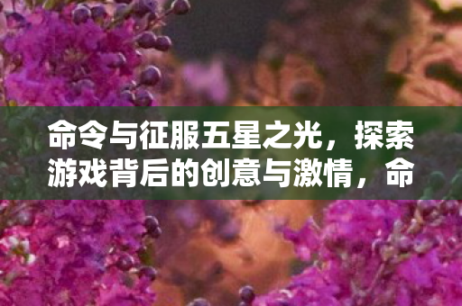 命令与征服五星之光,探索游戏背后的创意与激情,命令与征服,五星之光背后的创意与激情探索 命令与征服五星之光,探索游戏背后的创意与激情,命令与征服,五星之光背后的创意与激情探索