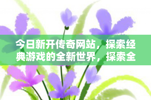 探索经典游戏的全新世界图片