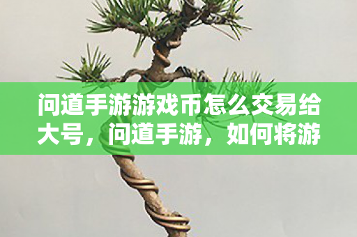 问道手游游戏币怎么交易给大号图片