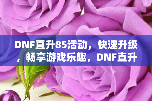 DNF直升85活动,快速升级,畅享游戏乐趣,DNF直升85活动,快速升级,畅享游戏乐趣 DNF直升85活动,快速升级,畅享游戏乐趣,DNF直升85活动,快速升级,畅享游戏乐趣