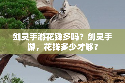 剑灵手游花钱多吗图片