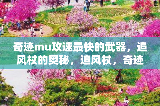 奇迹mu攻速最快的武器,追风杖的奥秘,追风杖,奇迹mu攻速最快的武器揭秘 奇迹mu攻速最快的武器,追风杖的奥秘,追风杖,奇迹mu攻速最快的武器揭秘