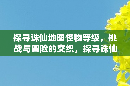 怪物等级与冒险挑战交织的奇幻之旅图片
