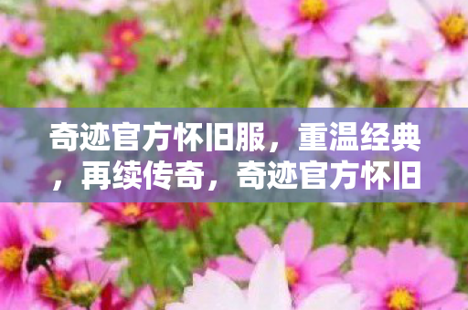 奇迹官方怀旧服图片