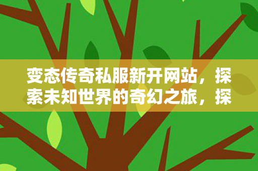 变态传奇私服新开网站，探索未知世界的奇幻之旅，探索未知世界的奇幻之旅，变态传奇私服新开网站