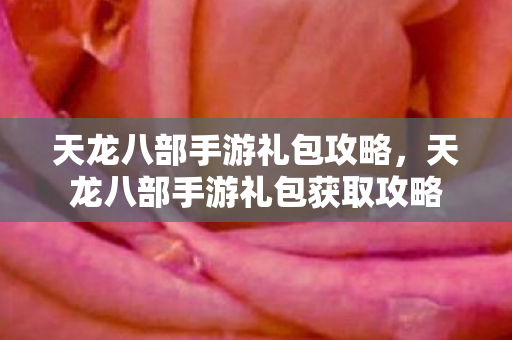 天龙八部手游礼包攻略，天龙八部手游礼包获取攻略