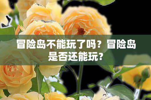 冒险岛不能玩了吗图片