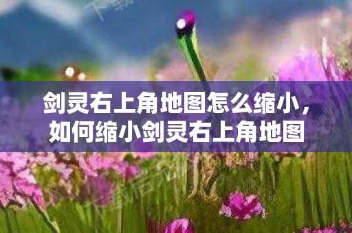 剑灵右上角地图怎么缩小图片
