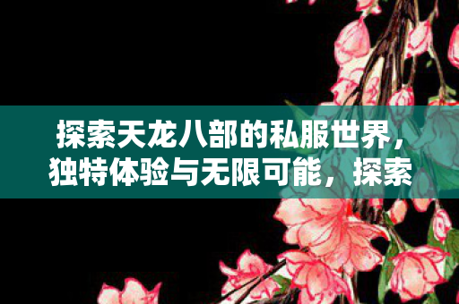 探索天龙八部的私服世界图片