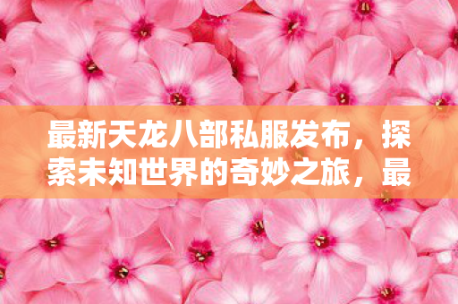 最新天龙八部私服发布,探索未知世界的奇妙之旅,最新天龙八部私服发布,开启探索未知世界的奇妙之旅 最新天龙八部私服发布,探索未知世界的奇妙之旅,最新天龙八部私服发布,开启探索未知世界的奇妙之旅