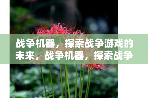 战争机器，探索战争游戏的未来，战争机器，探索战争游戏的未来