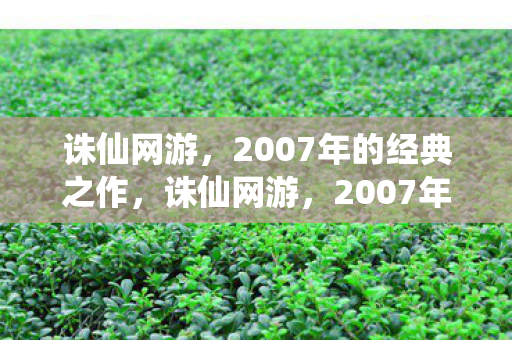 2007年的经典之作图片