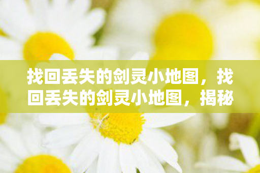 找回丢失的剑灵小地图图片