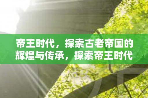 帝王时代,探索古老帝国的辉煌与传承,探索帝王时代的辉煌与传承 帝王时代,探索古老帝国的辉煌与传承,探索帝王时代的辉煌与传承
