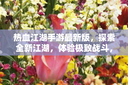 热血江湖手游最新版图片