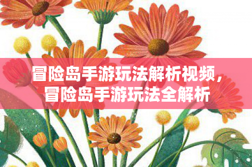冒险岛手游玩法解析视频图片