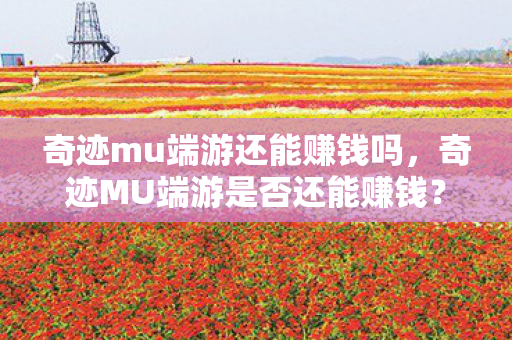 奇迹MU端游是否还能赚钱图片