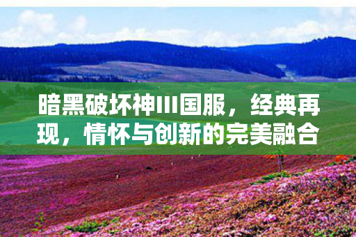 暗黑破坏神III国服，经典再现，情怀与创新的完美融合，暗黑破坏神III国服，经典再现，情怀与创新完美融合