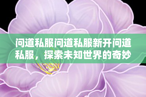 问道私服问道私服新开问道私服图片