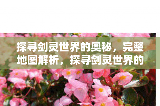 探寻剑灵世界的奥秘图片