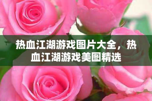 热血江湖游戏图片大全图片