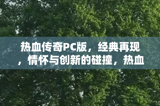 情怀与创新碰撞的传奇之旅图片