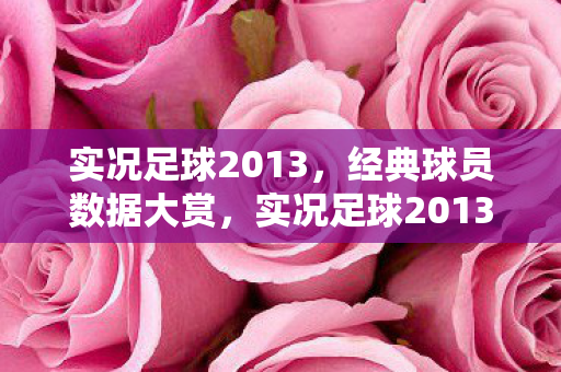 实况足球2013,经典球员数据大赏,实况足球2013,经典球员数据大盘点 实况足球2013,经典球员数据大赏,实况足球2013,经典球员数据大盘点
