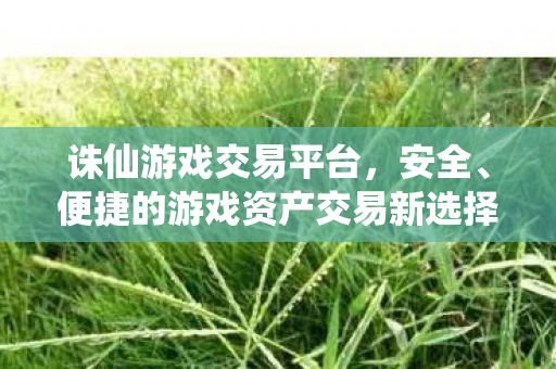便捷的游戏资产交易新选择图片