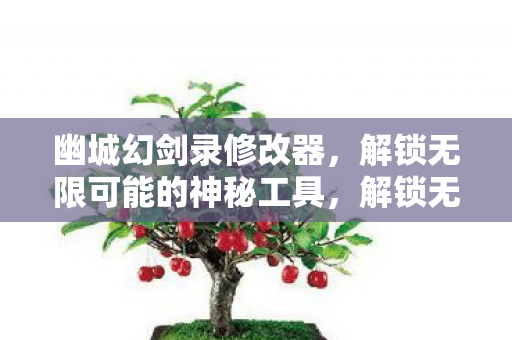 幽城幻剑录修改器,解锁无限可能的神秘工具,解锁无限可能,幽城幻剑录修改器揭秘 幽城幻剑录修改器,解锁无限可能的神秘工具,解锁无限可能,幽城幻剑录修改器揭秘