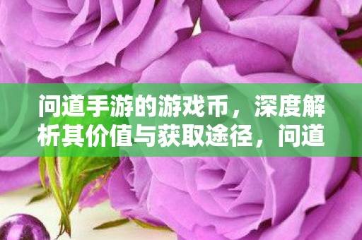 问道手游游戏币价值解析及获取途径图片