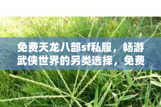 免费天龙八部sf私服,畅游武侠世界的另类选择,免费天龙八部sf私服,畅游武侠世界的另类选择 免费天龙八部sf私服,畅游武侠世界的另类选择,免费天龙八部sf私服,畅游武侠世界的另类选择
