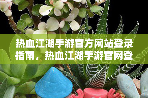 热血江湖手游官方网站登录指南图片